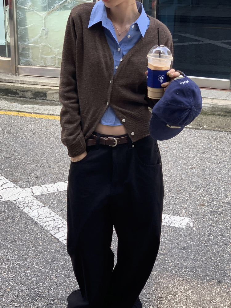 美式合身修腰襯衫