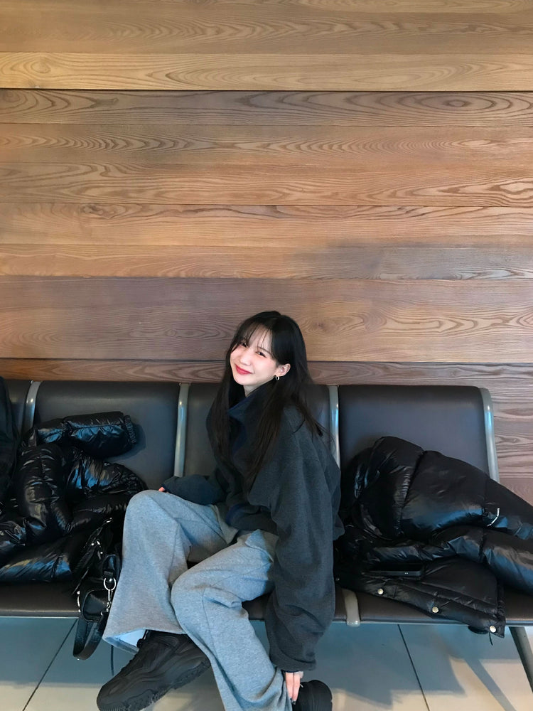 微喇叭顯瘦兩件式裙褲