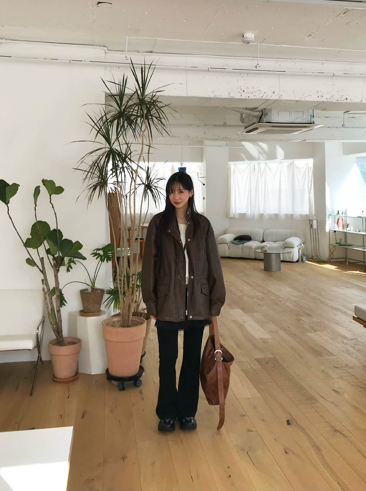 美肩撞色掛脖兩件式上衣