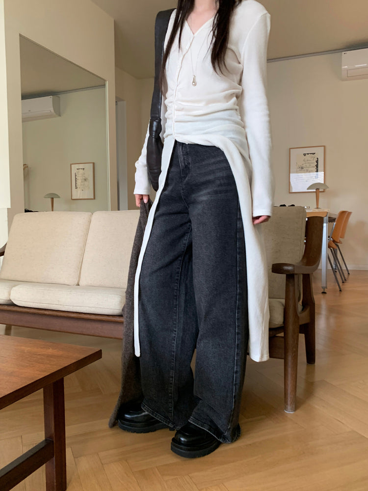 多色經典直腿牛仔褲