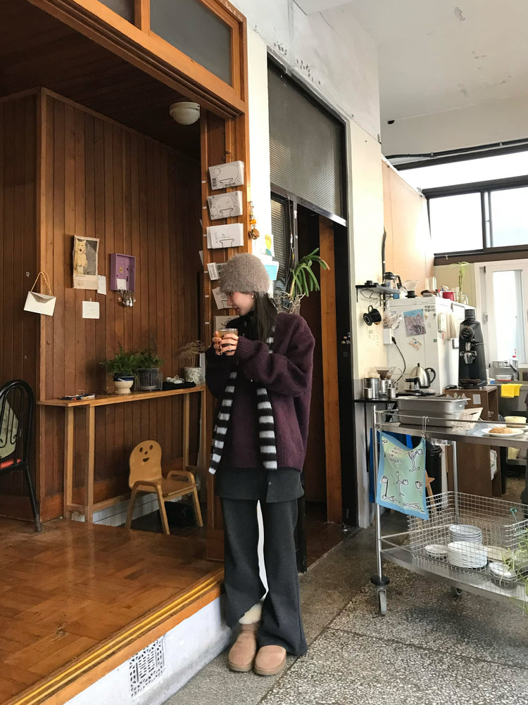 微喇叭顯瘦兩件式裙褲