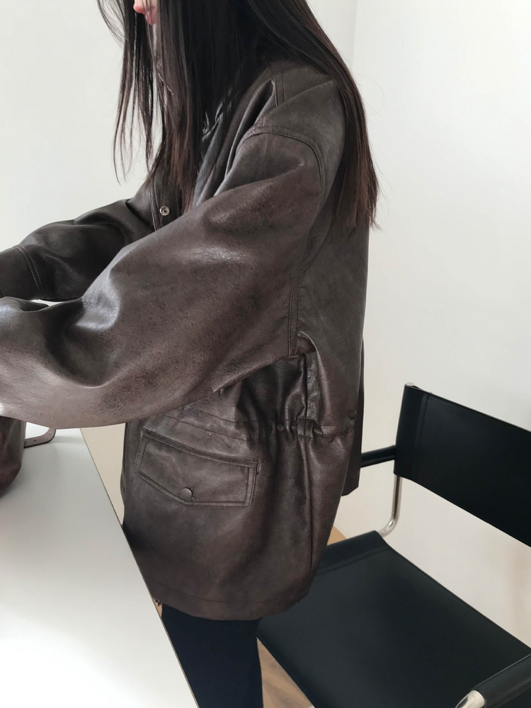 美肩撞色掛脖兩件式上衣