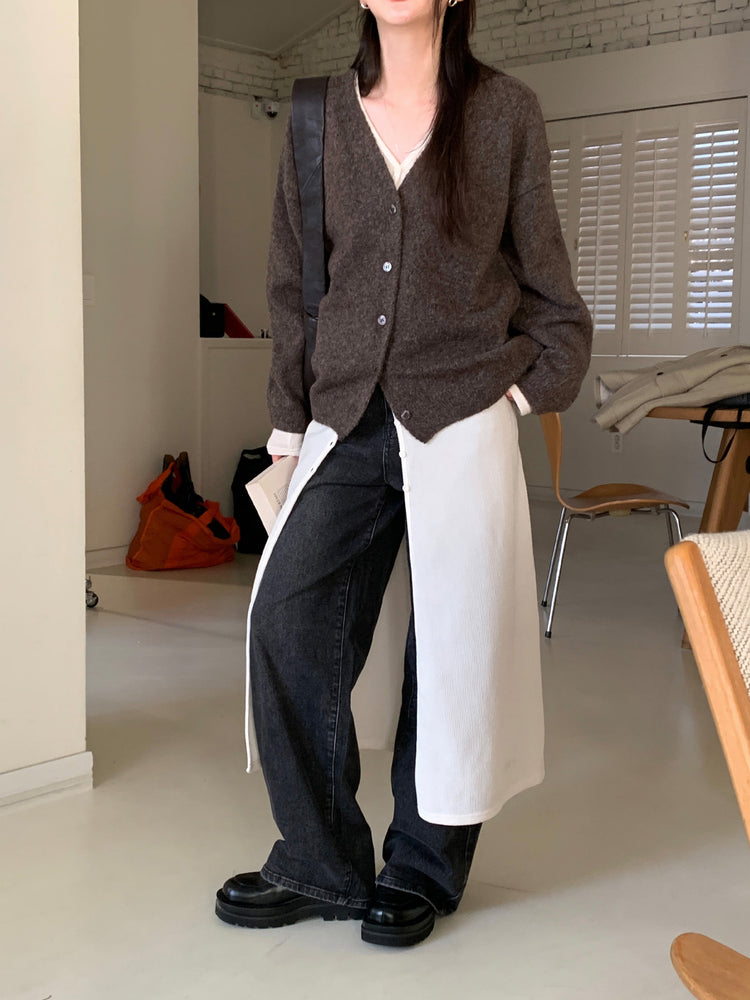 多色經典直腿牛仔褲