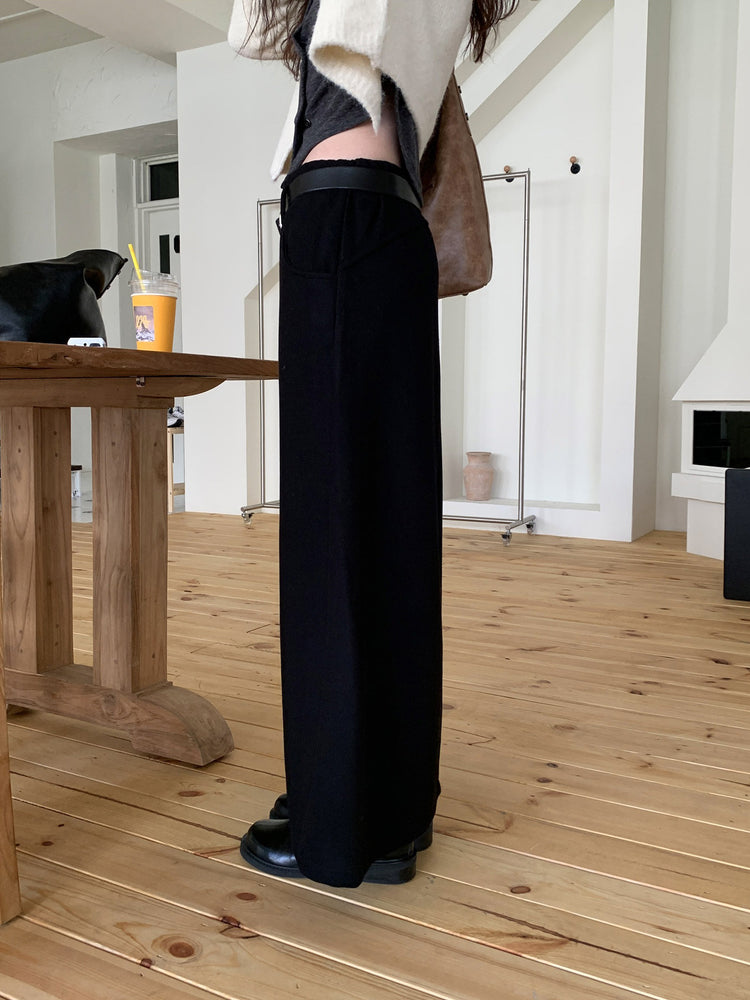 細腰頭皮帶扣壓線及踝棉裙