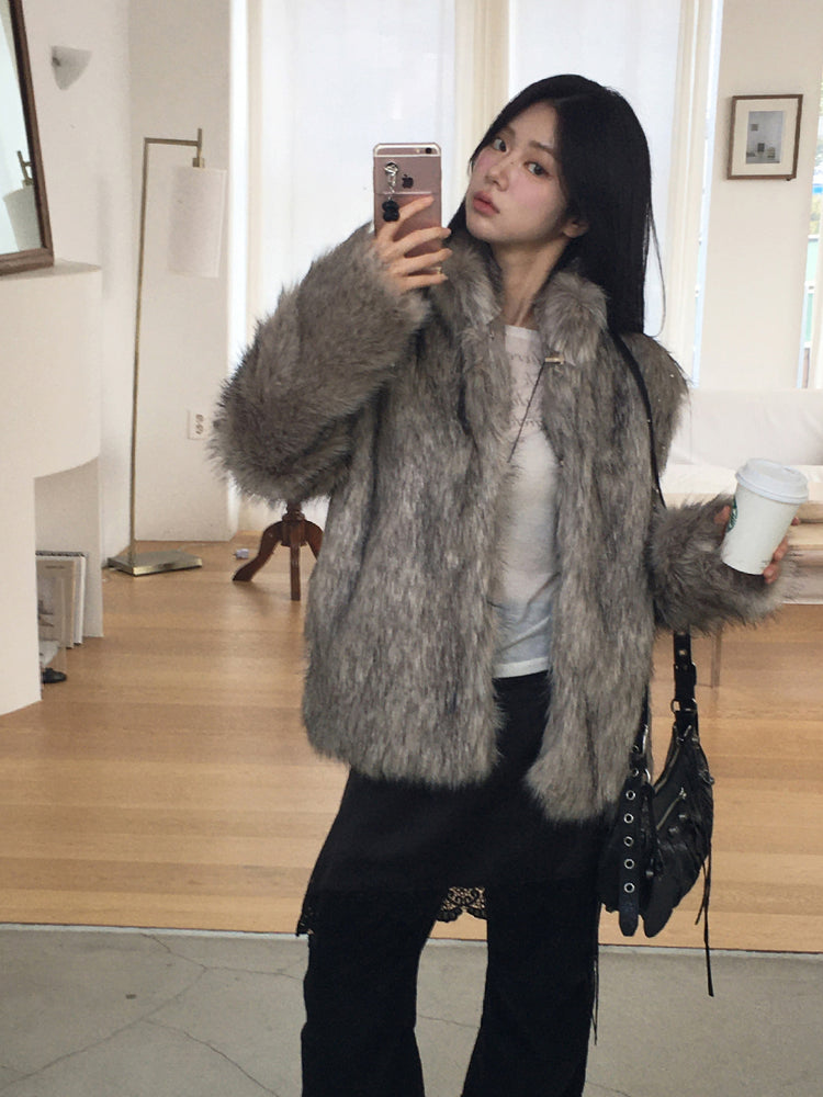 微透美鎖骨字母印花上衣