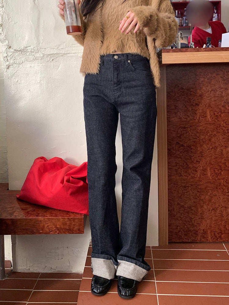 毛毛質感背心外套兩件式套裝