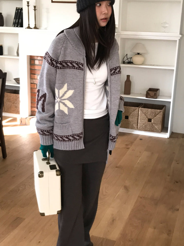 微喇叭顯瘦兩件式裙褲