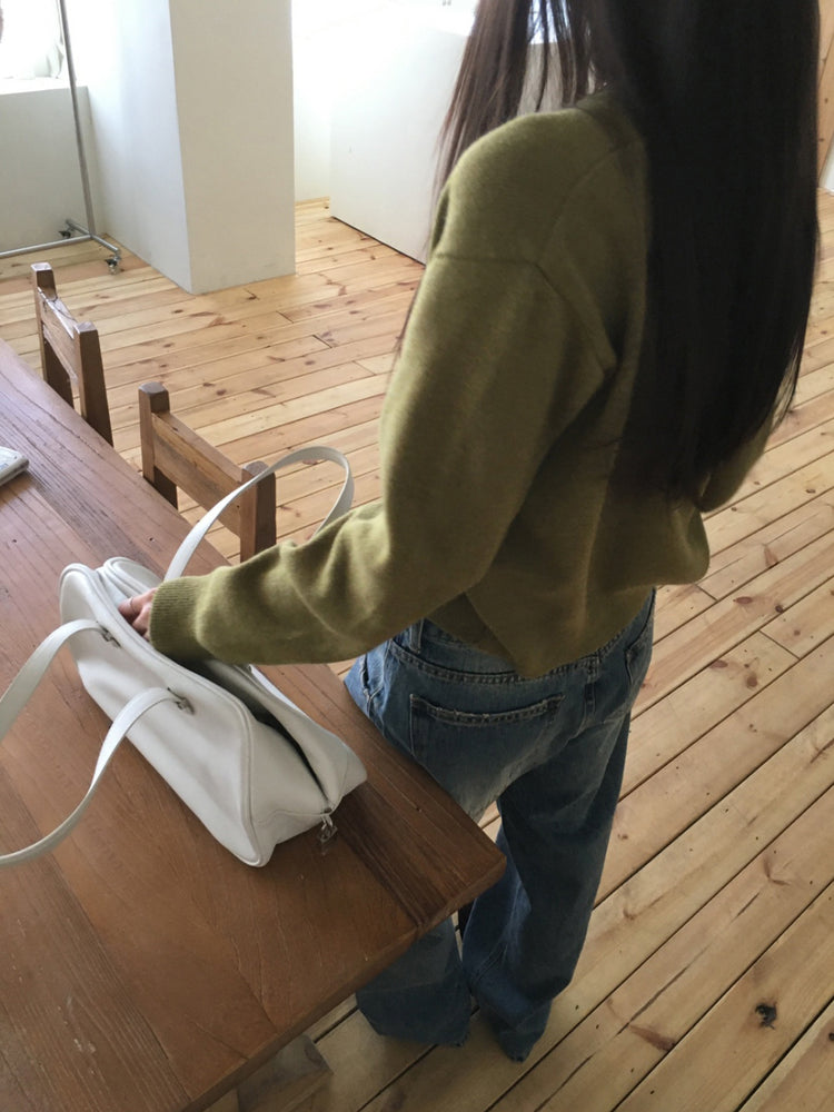 美色排鈕經典針織外套