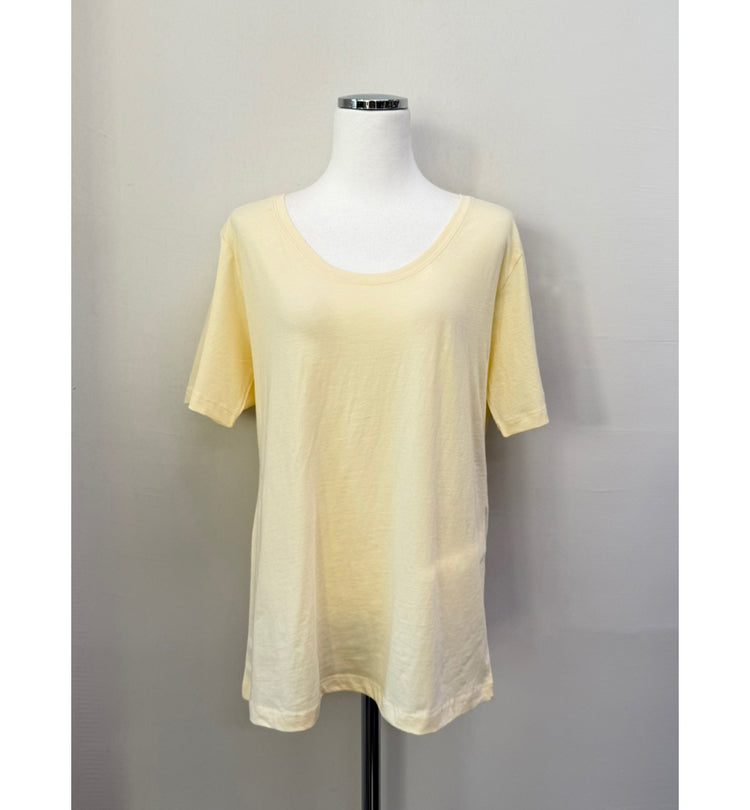 U領隨性寬鬆上衣