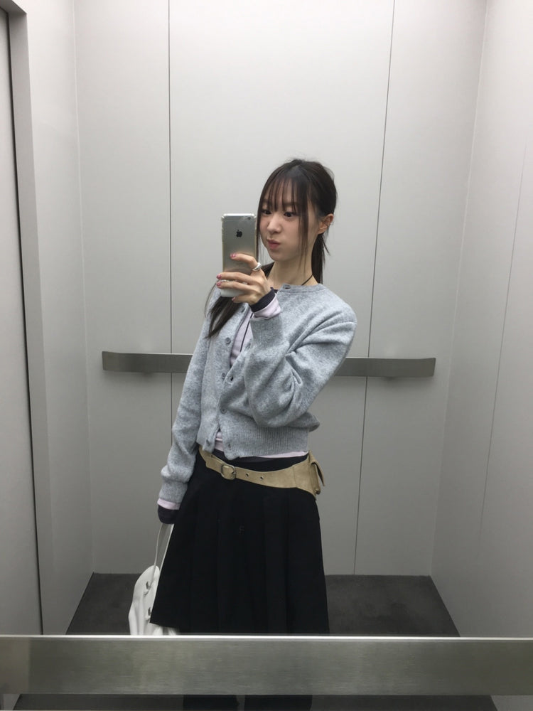 美色排鈕經典針織外套