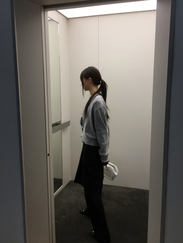 美色排鈕經典針織外套