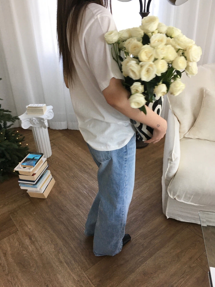 U領隨性寬鬆上衣