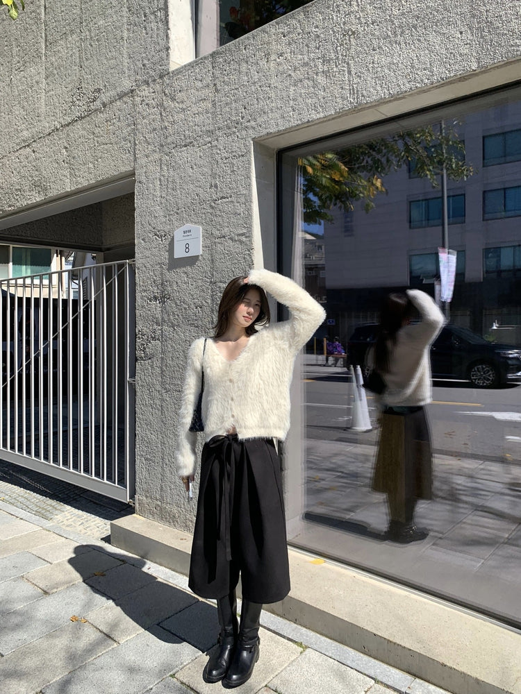 美色親膚毛絨質感外套