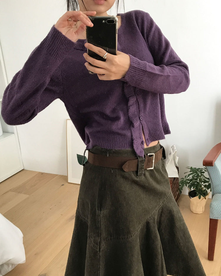 洗水不規則設計感半裙