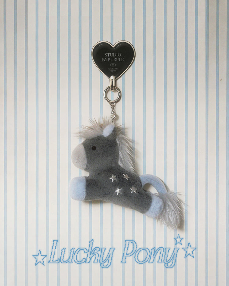 Bypurple Lucky Pony Keyring