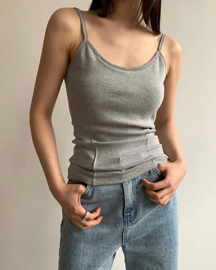(Fitting)露背前壓線細節bra背心