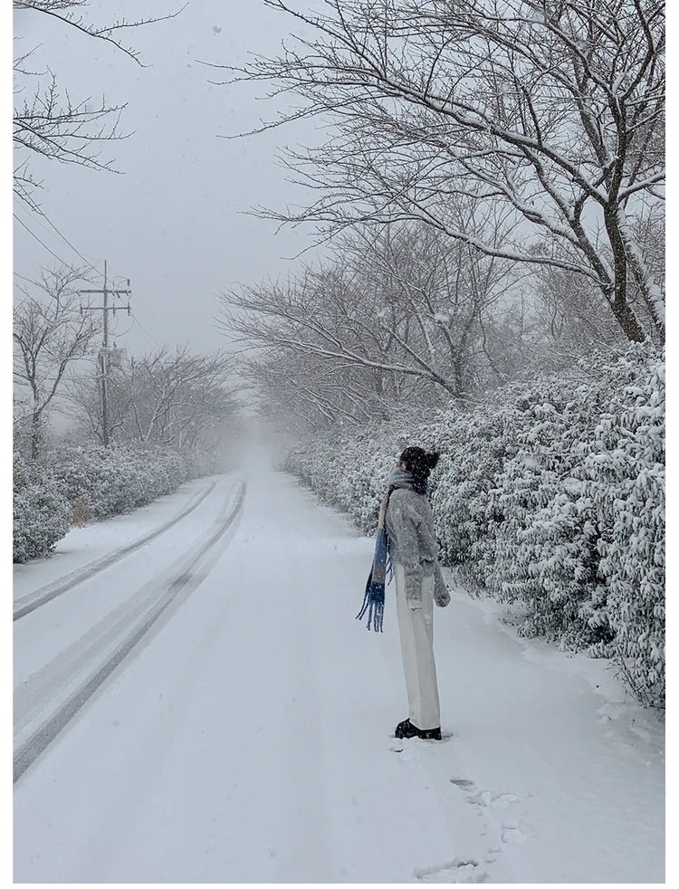 毛絨內裏低筒雪靴