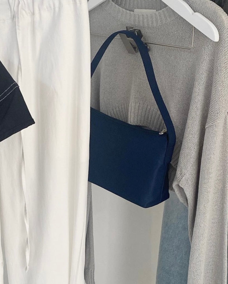 (現)Nylon hobo bag