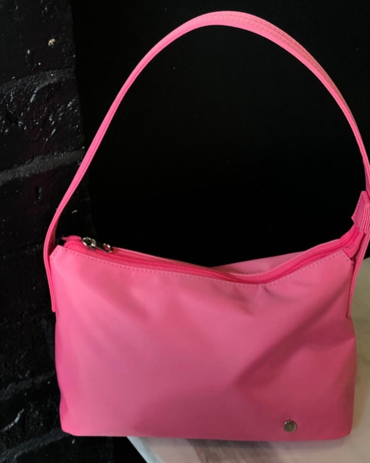 (現)Nylon hobo bag