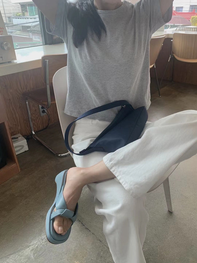 (現)Nylon hobo bag