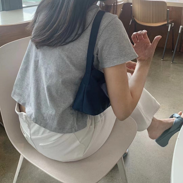(現)Nylon hobo bag