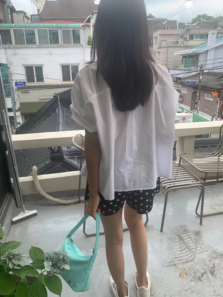 (現)Nylon hobo bag