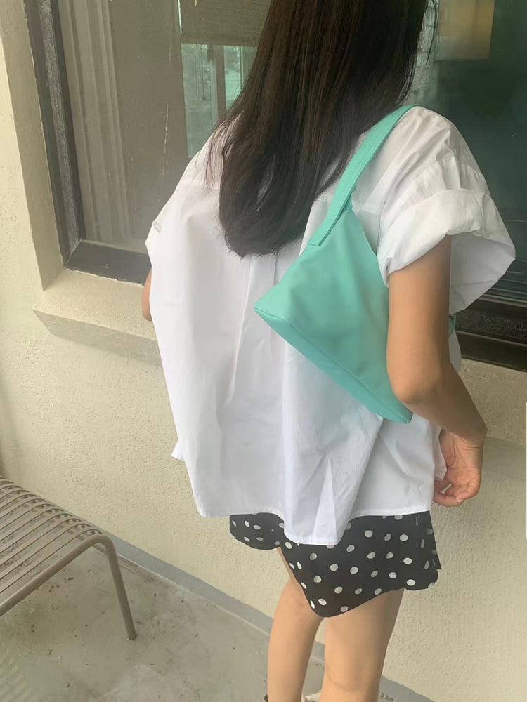 (現)Nylon hobo bag