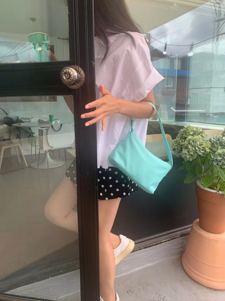 (現)Nylon hobo bag