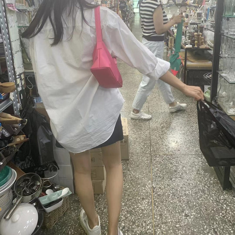 (現)Nylon hobo bag