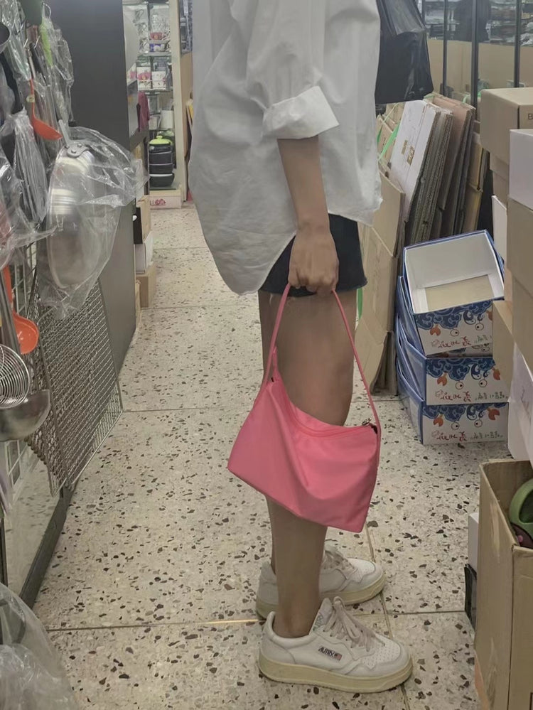 (現)Nylon hobo bag
