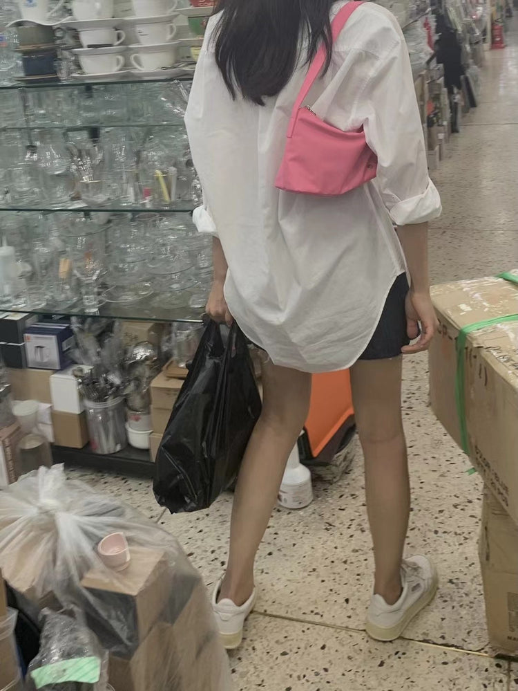 (現)Nylon hobo bag